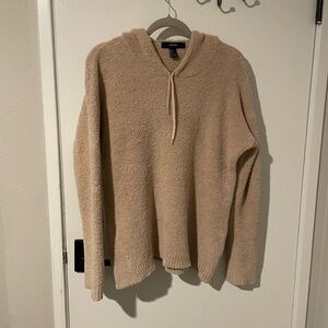 Forever 21 Beige Hooded Sweater